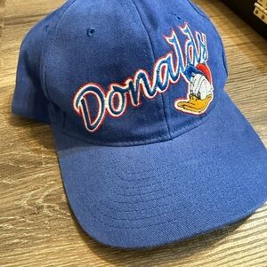 Vintage Disney Donald Duck "Donalds" Baseball Cap